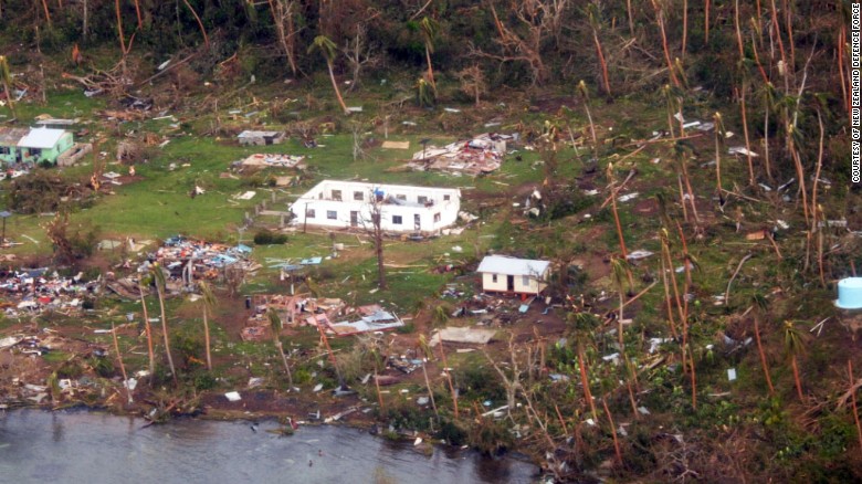 Ravages of Tropical Cyclone Winston in Fiji: photo credit CNN